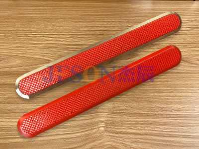 烤漆菠萝纹盲道条 红色
