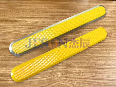 烤漆菠萝纹盲道条 黄色