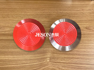 圈纹烤漆盲道钉 红色