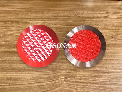 菠萝纹烤漆盲道钉 红色