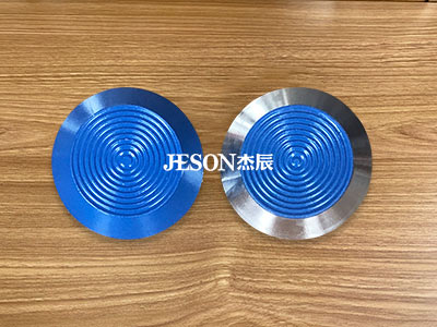 圈纹烤漆盲道钉 蓝色