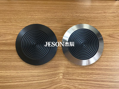 圈纹烤漆盲道钉 黑色